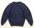 画像3: 80'S LL Bean by RUSSELL ATHLETIC 前Vガゼット スウェットシャツ ネイビー USA製 (VINTAGE)