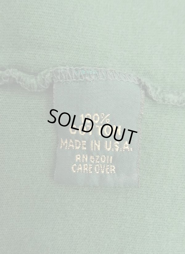 画像3: 90'S J.CREW 旧タグ ポケット付き 長袖 Tシャツ グリーン USA製 (VINTAGE)