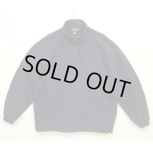 画像: 90'S J.CREW 旧タグ ハーフジップ スウェットシャツ ネイビー (VINTAGE)