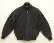 画像1: 90'S J.CREW 旧タグ 裏地付き ハリントンジャケット ブラック (VINTAGE)