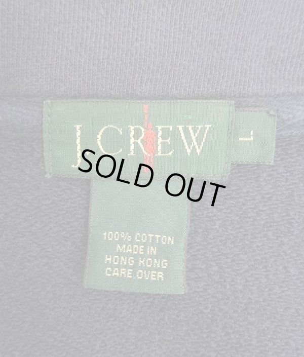 画像2: 90'S J.CREW 旧タグ ハーフジップ スウェットシャツ ネイビー (VINTAGE)