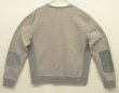 画像6: 00'S J.CREW 前Vガゼット付き 染み込みプリント ヴィンテージ加工 スウェットシャツ ツートンカラー (VINTAGE)