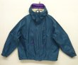 画像1: 90'S PATAGONIA 旧タグ リップストップナイロン シェルジャケット ティール /パープル (VINTAGE)
