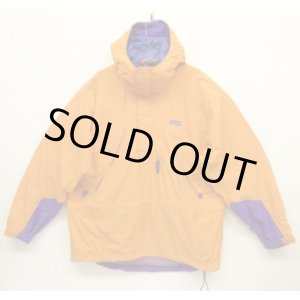 画像: 90'S PATAGONIA 旧タグ ナイロン アノラックパーカー マンゴー/パープル (VINTAGE)