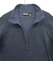 画像3: 00'S PATAGONIA 裾ロゴ レギュレーター R1 ハーフジップ ロングスリーブ ダークブルー USA製 (VINTAGE)
