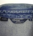 画像2: 90'S RALPH LAUREN 三角タグ チンスト付き デニム ドリズラージャケット インディゴ USA製 (VINTAGE)