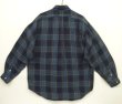 画像3: 90'S RALPH LAUREN レーヨン100% フラップ付きポケット 長袖 シャツ チェック柄 (VINTAGE)