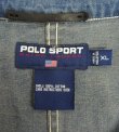 画像2: 90'S RALPH LAUREN "POLO SPORT" レザータグ デニム カバーオール インディゴ (VINTAGE)