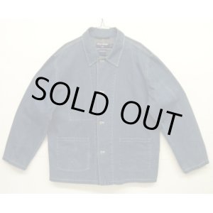 画像: 90'S RALPH LAUREN "POLO SPORT" レザータグ デニム カバーオール インディゴ (VINTAGE)