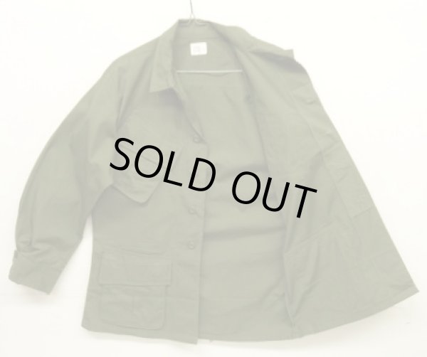 画像4: 70'S アメリカ軍 US ARMY "JUNGLE FATIGUE" リップストップ ファティーグジャケット S-SHORT (DEADSTOCK)
