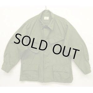 画像: 60'S アメリカ軍 US ARMY "JUNGLE FATIGUE" リップストップ ファティーグジャケット M-SHORT (MINT CONDITION)