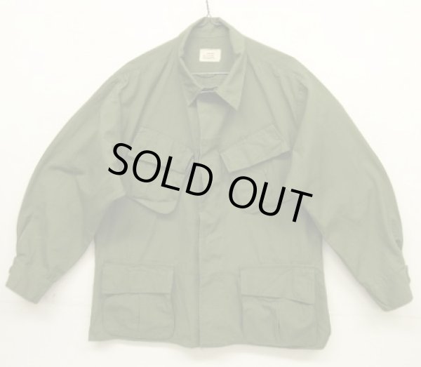 画像1: 60'S アメリカ軍 US ARMY "JUNGLE FATIGUE" リップストップ ファティーグジャケット M-SHORT (MINT CONDITION)