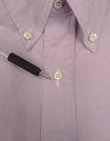 画像5: 90'S BROOKS BROTHERS "MAKERS" マチ付き オックスフォード BDシャツ ライラック USA製 (VINTAGE)