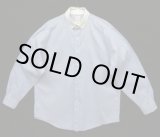 画像: 90'S BROOKS BROTHERS "MAKERS" オックスフォード タブカラー クレリックシャツ ホワイト/ブルー USA製 (VINTAGE)