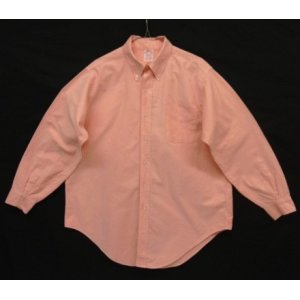 画像: 80'S BROOKS BROTHERS オックスフォード BDシャツ ライトオレンジ USA製 (VINTAGE)