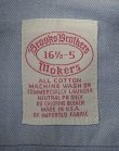 画像2: 90'S BROOKS BROTHERS "MAKERS" オックスフォード タブカラー クレリックシャツ ホワイト/ブルー USA製 (VINTAGE)