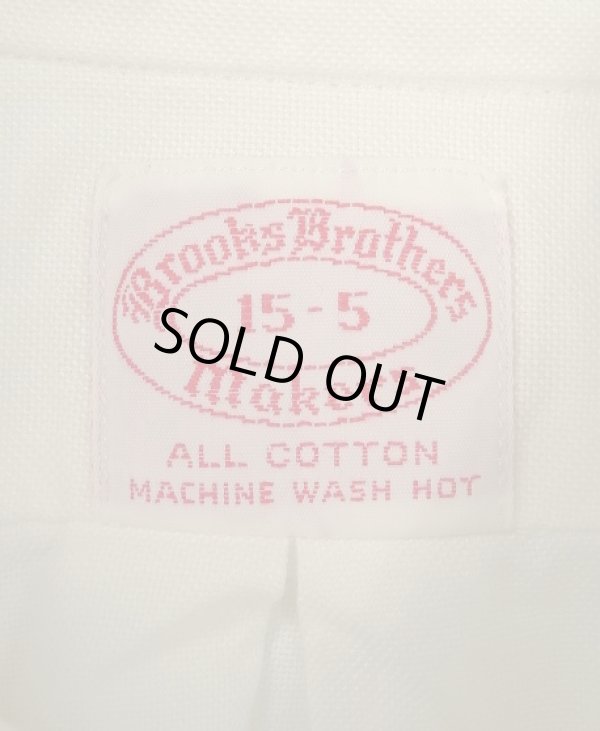 画像2: 60'S BROOKS BROTHERS "MAKERS" 6ボタン オックスフォード BDシャツ ホワイト USA製 (VINTAGE)