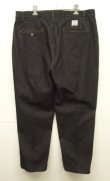 画像4: WOODBLOCK "2TUCK BLACK DENIM TROUSER" BLACK (NEW)