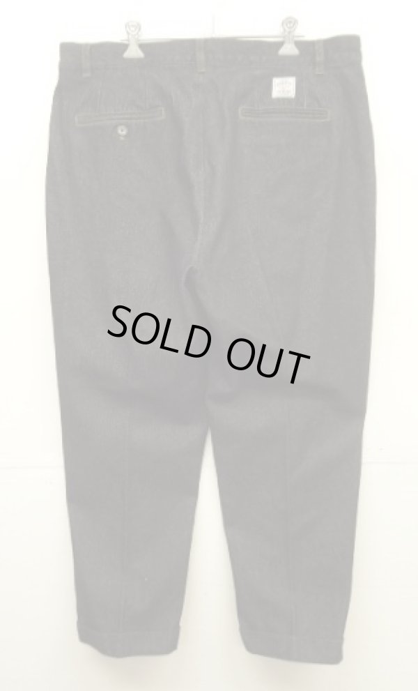 画像4: WOODBLOCK "2TUCK BLACK DENIM TROUSER" BLACK (NEW)
