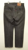 画像3: 80'S LEVIS 501 デニム 先染めブラック W34L30 USA製 (VINTAGE)