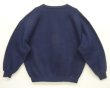 画像4: 90'S RUSSELL ATHLETIC 前Vガゼット付き クルーネック スウェットシャツ ネイビー USA製 (VINTAGE)