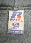画像2: 00'S RUSSELL ATHLETIC "DRI-POWER" フルジップ スウェットパーカー チャコール (VINTAGE)
