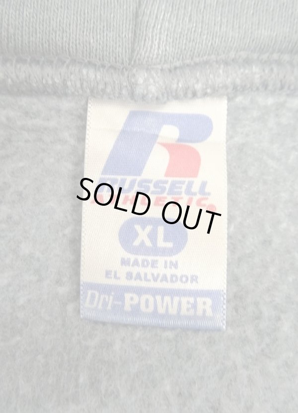 画像2: 00'S RUSSELL ATHLETIC "DRI-POWER" フルジップ スウェットパーカー チャコール (VINTAGE)
