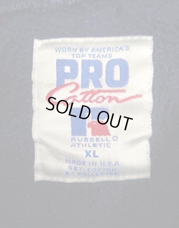 画像2: 90'S RUSSELL ATHLETIC "PRO COTTON" トップスナップボタン スウェットパーカー ネイビー USA製 (VINTAGE)