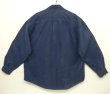 画像3: 90'S GAP 旧タグ 長袖 リネンシャツ インディゴ (VINTAGE)