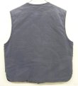 画像4: 90'S GAP 旧タグ 裏地付き ダックベスト フェードネイビー (VINTAGE)