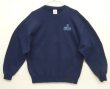 画像1: 80'S UNITEL アメリカ企業物 クルーネック スウェットシャツ ネイビー USA製 (VINTAGE)