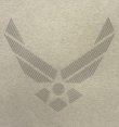 画像5: アメリカ軍 USAF "MEKE INC製" 両面リフレクタープリント クルーネック スウェットシャツ グレー USA製 (VINTAGE)