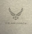 画像3: アメリカ軍 USAF "MEKE INC製" 両面リフレクタープリント クルーネック スウェットシャツ グレー USA製 (VINTAGE)
