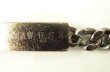 画像3: アメリカ軍 US NAVY "U.S.N.刻印入り" IDプレート チェーンブレスレット シルバー (VINTAGE)