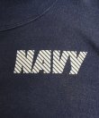 画像3: アメリカ軍 US NAVY 両面リフレクタープリント プルオーバー スウェットパーカー ネイビー USA製 (VINTAGE)