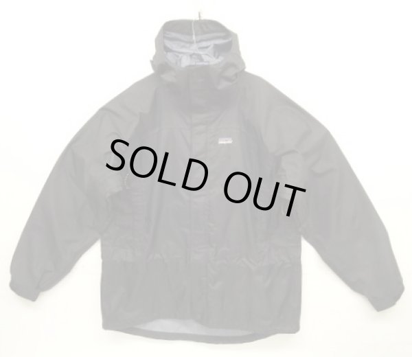 画像1: 01'S PATAGONIA "SUPER PLUMA JACKET" 刺繡タグ リップストップナイロン シェルジャケット ブラック (VINTAGE)