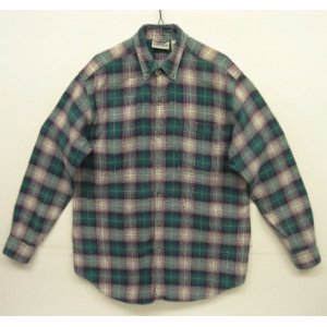 画像: 90'S NORTHERN REFLECTION フランネル BDシャツ オンブレチェック (VINTAGE)