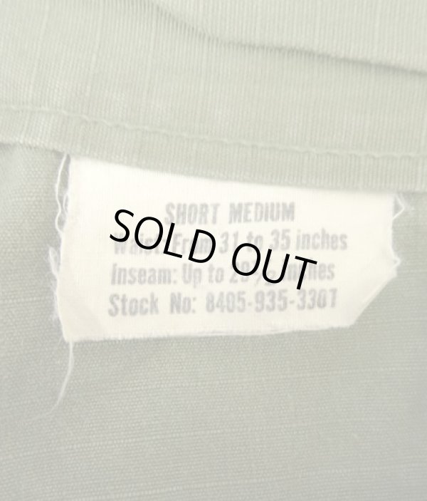 画像2: 60'S アメリカ軍 US ARMY "JUNGLE FATIGUE" カーゴパンツ M-SHORT (VINTAGE)