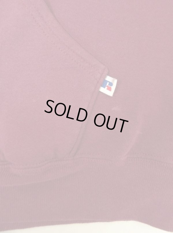 画像4: 90'S RUSSELL ATHLETIC プルオーバーパーカー バーガンディ USA製 (VINTAGE)