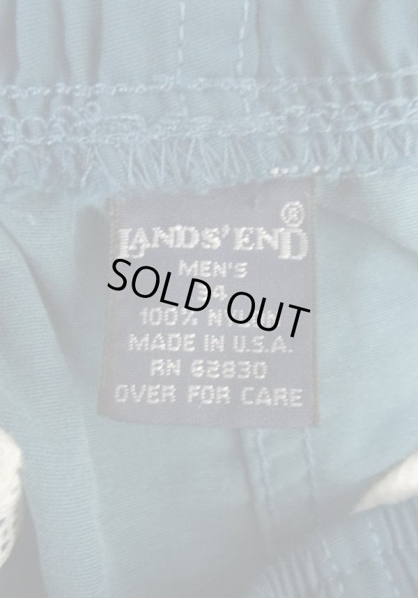 画像2: 90'S LANDS' END ナイロンパンツ ダークブルー USA製 (VINTAGE)