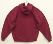 画像5: 90'S RUSSELL ATHLETIC プルオーバーパーカー バーガンディ USA製 (VINTAGE)