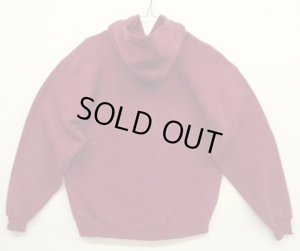 画像5: 90'S RUSSELL ATHLETIC プルオーバーパーカー バーガンディ USA製 (VINTAGE)