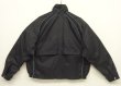 画像5: 90'S NIKE 胸ロゴ 裏地メッシュ  ライン入り ナイロンジャケット ブラック/チャコール  (VINTAGE)