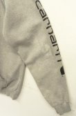 画像3: CARHARTT 袖プリント スウェット パーカー ヘザーグレー (VINTAGE)