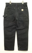 画像4: CARHARTT ダブルニー ダック ペインターパンツ ブラック W32L30 USA製 (VINTAGE)