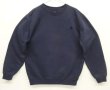 画像1: CARHARTT 同色ロゴ ヘビーウエイト クルーネック スウェットシャツ ネイビー (VINTAGE)