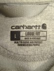 画像2: CARHARTT 袖プリント スウェット パーカー ヘザーグレー (VINTAGE)