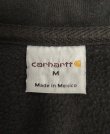 画像2: CARHARTT "NORTHERN METALIC" アメリカ企業物 ハーフジップ スウェットシャツ ブラック (VINTAGE)