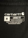 画像2: CARHARTT 袖プリント 長袖 Tシャツ ブラック (VINTAGE)