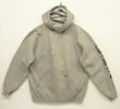 画像1: CARHARTT 袖プリント スウェット パーカー ヘザーグレー (VINTAGE)